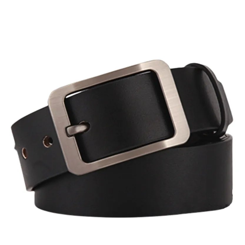 Funki Buys | Belts | Men's Leather Strap Luxury Pin Buckle Belt