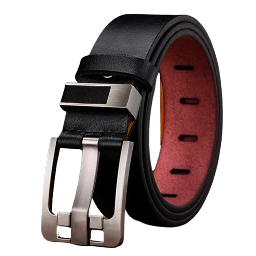 Funki Buys | Belts | Men's Leather Strap Luxury Pin Buckle Belt