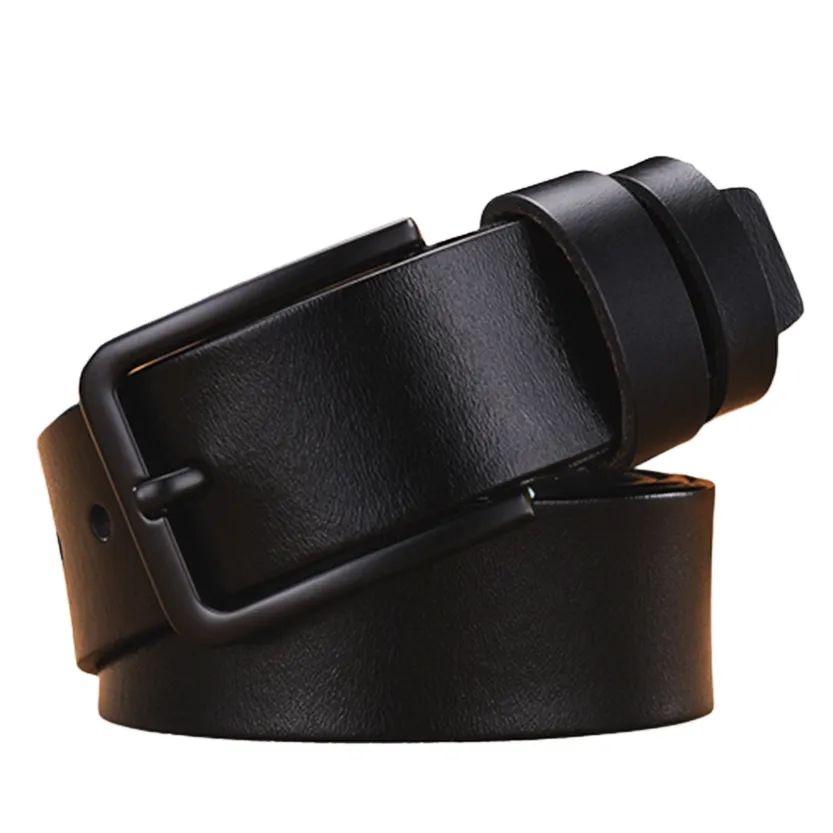 Funki Buys | Belts | Men's Leather Strap Luxury Pin Buckle Belt