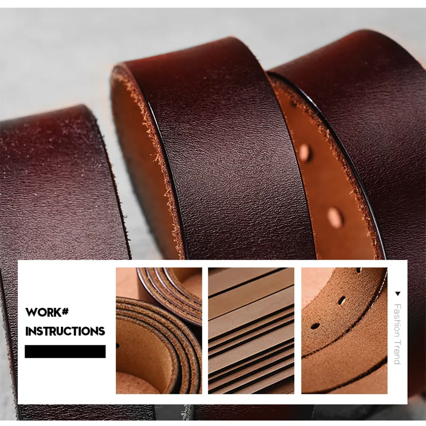 Funki Buys | Belts | Men's Leather Strap Luxury Pin Buckle Belt