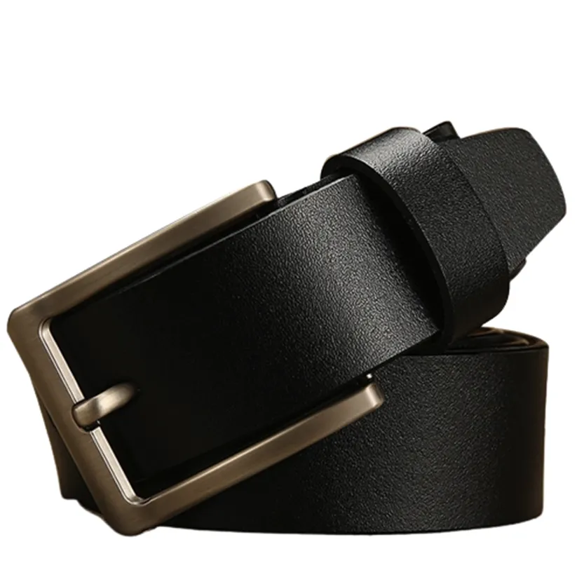 Funki Buys | Belts | Men's Leather Strap Luxury Pin Buckle Belt