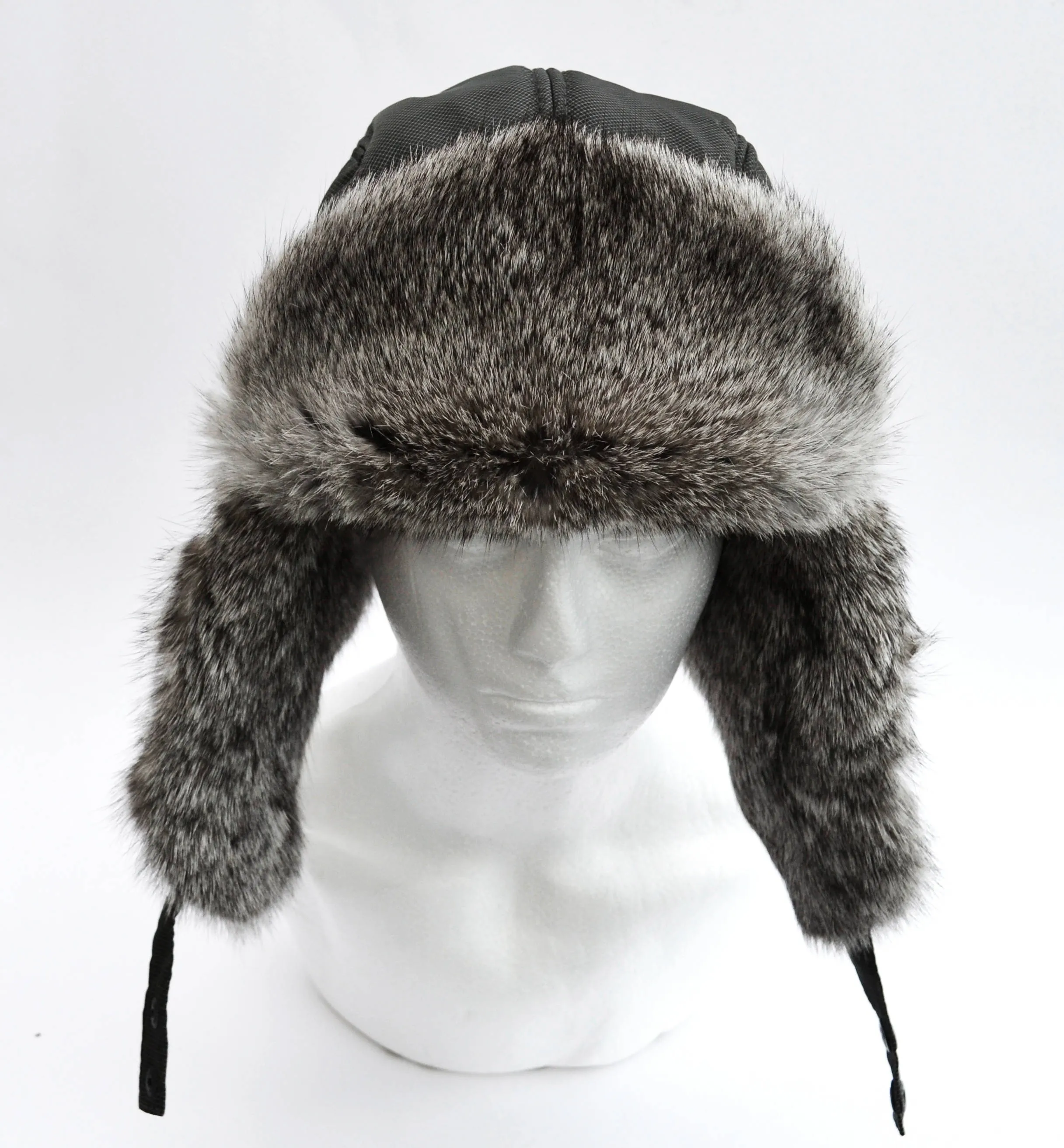 FUR EAR FLAP Hat, Men real fur hat, Trapper Hat, Aviator Hat, Ushanka, Russian Hat, Ski Hat, Rabbit Fur, Fur Hat Ear Flaps, Real Fur Hat