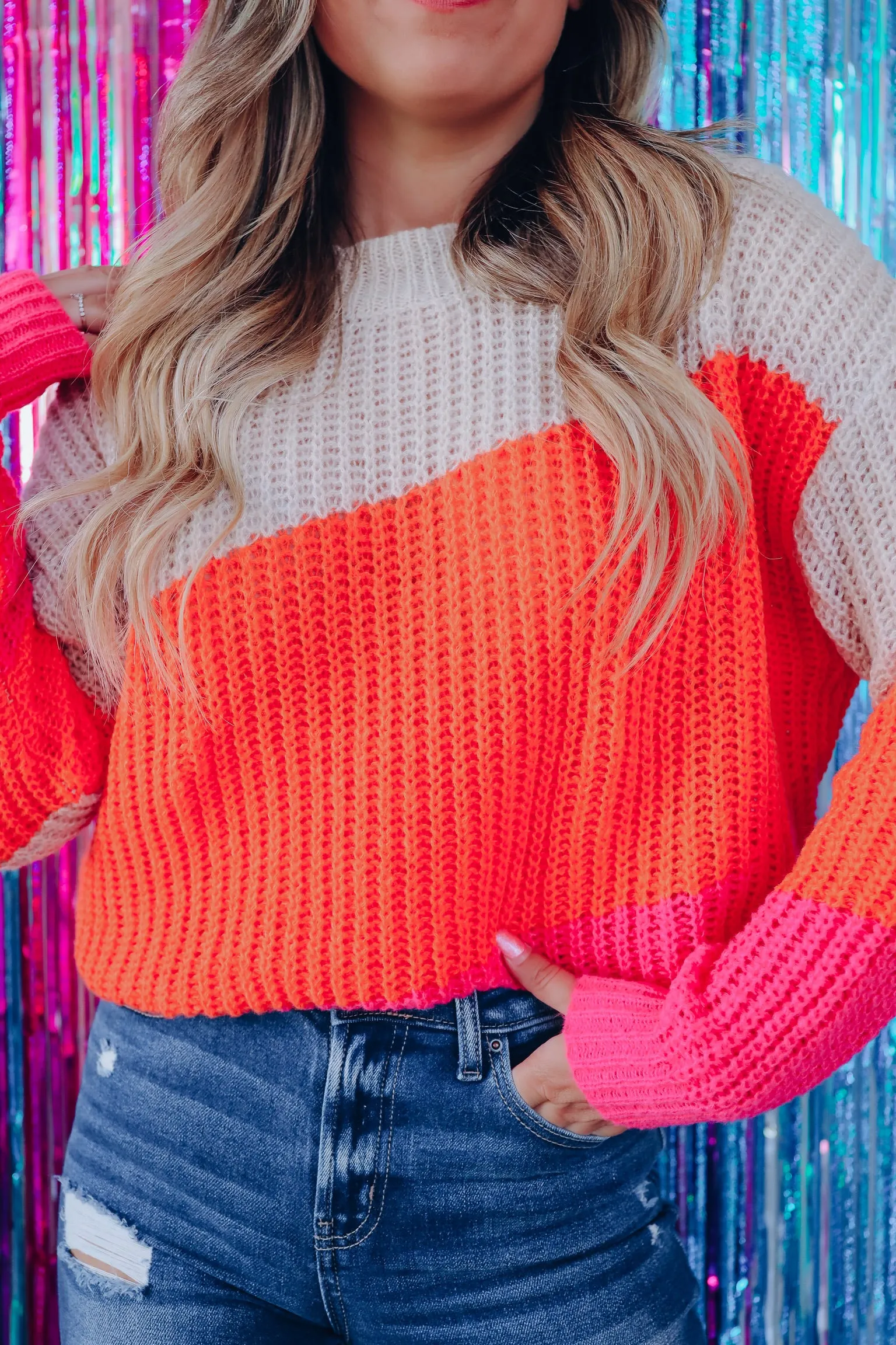 Gia Glowing Chunky Knit Sweater