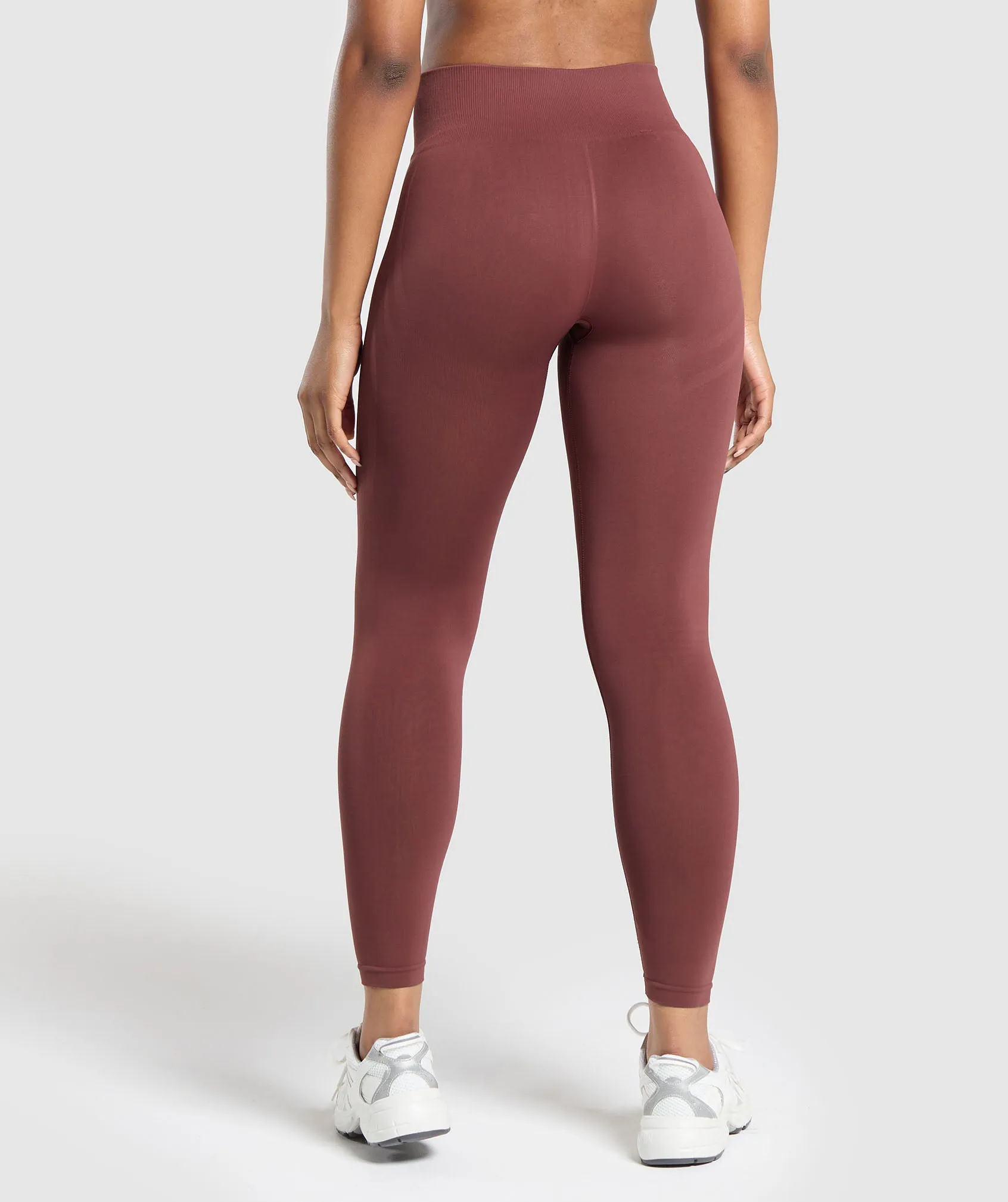 Gymshark Everyday Seamless Leggings - Burgundy Brown