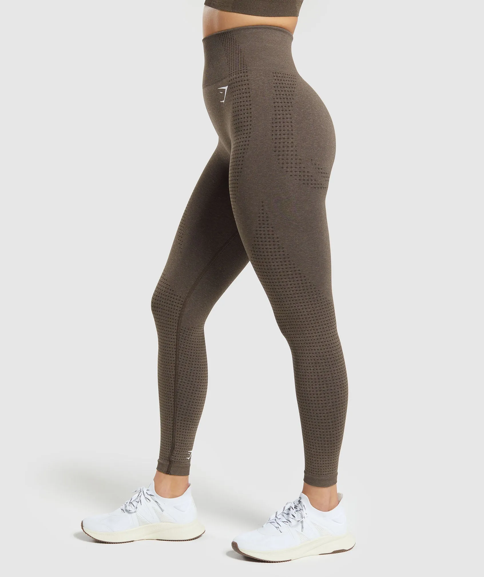 Gymshark Vital Seamless 2.0 Leggings - Brown Marl