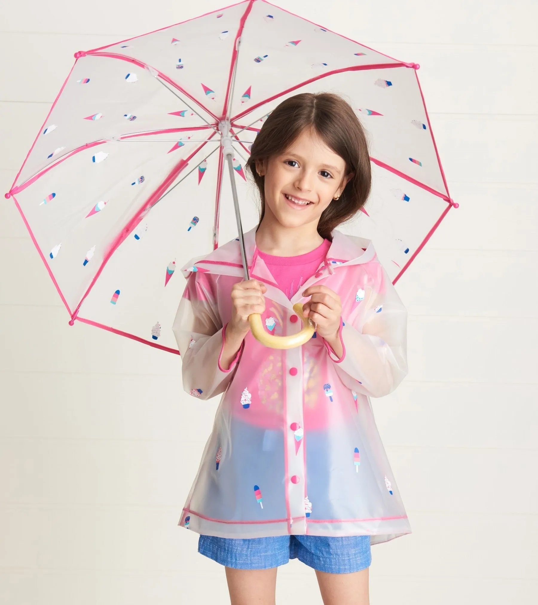 Hatley Cool Treats Clear Raincoat