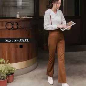 HIGH WAIST BUTTON SPAGHETTI STRAP DUNGAREE PANTS