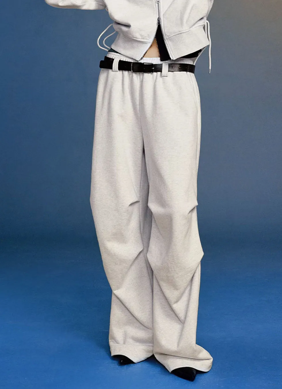 Imitation Double Waist Casual Sweatpants