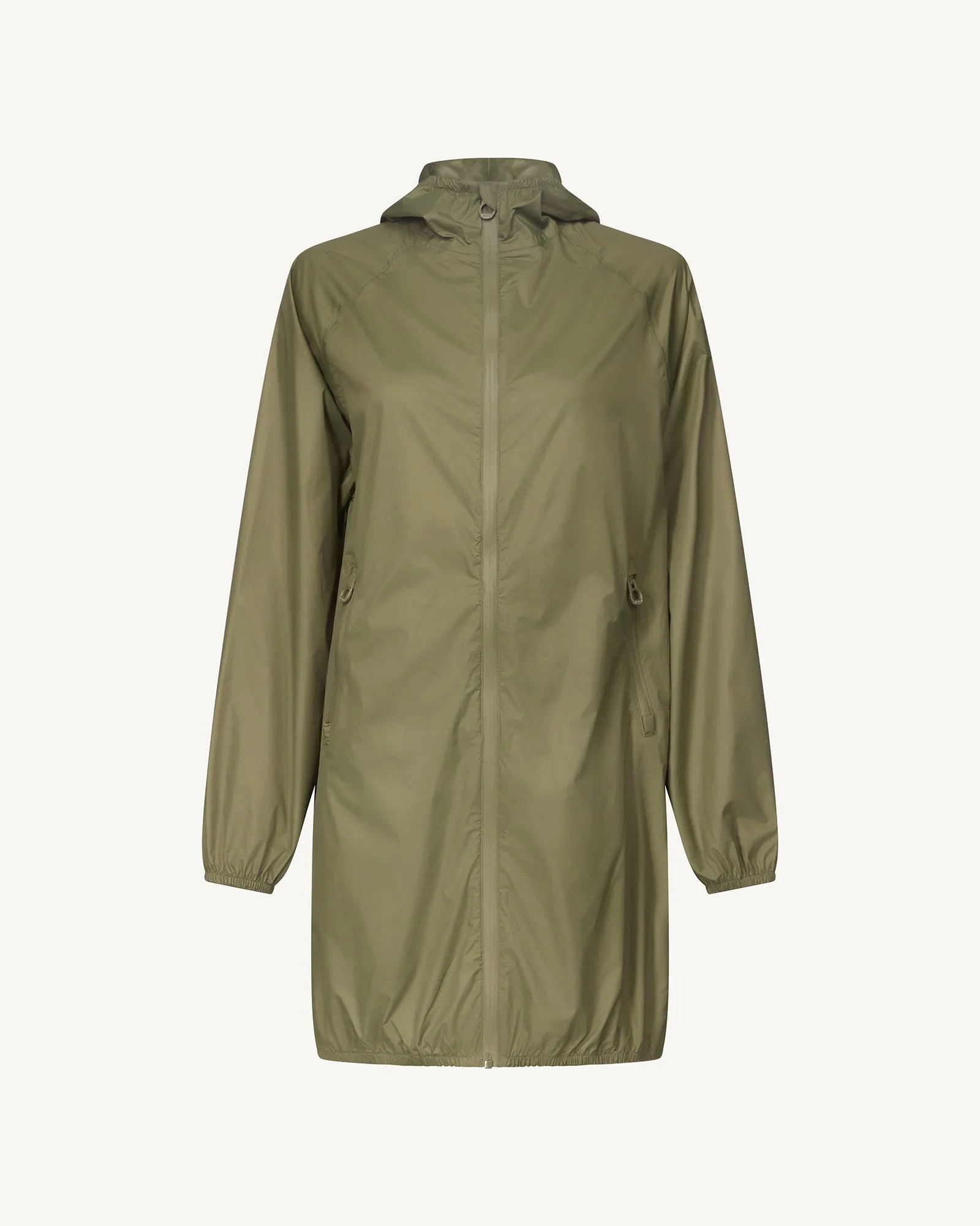 Imperméable long à capuche Army Glendale