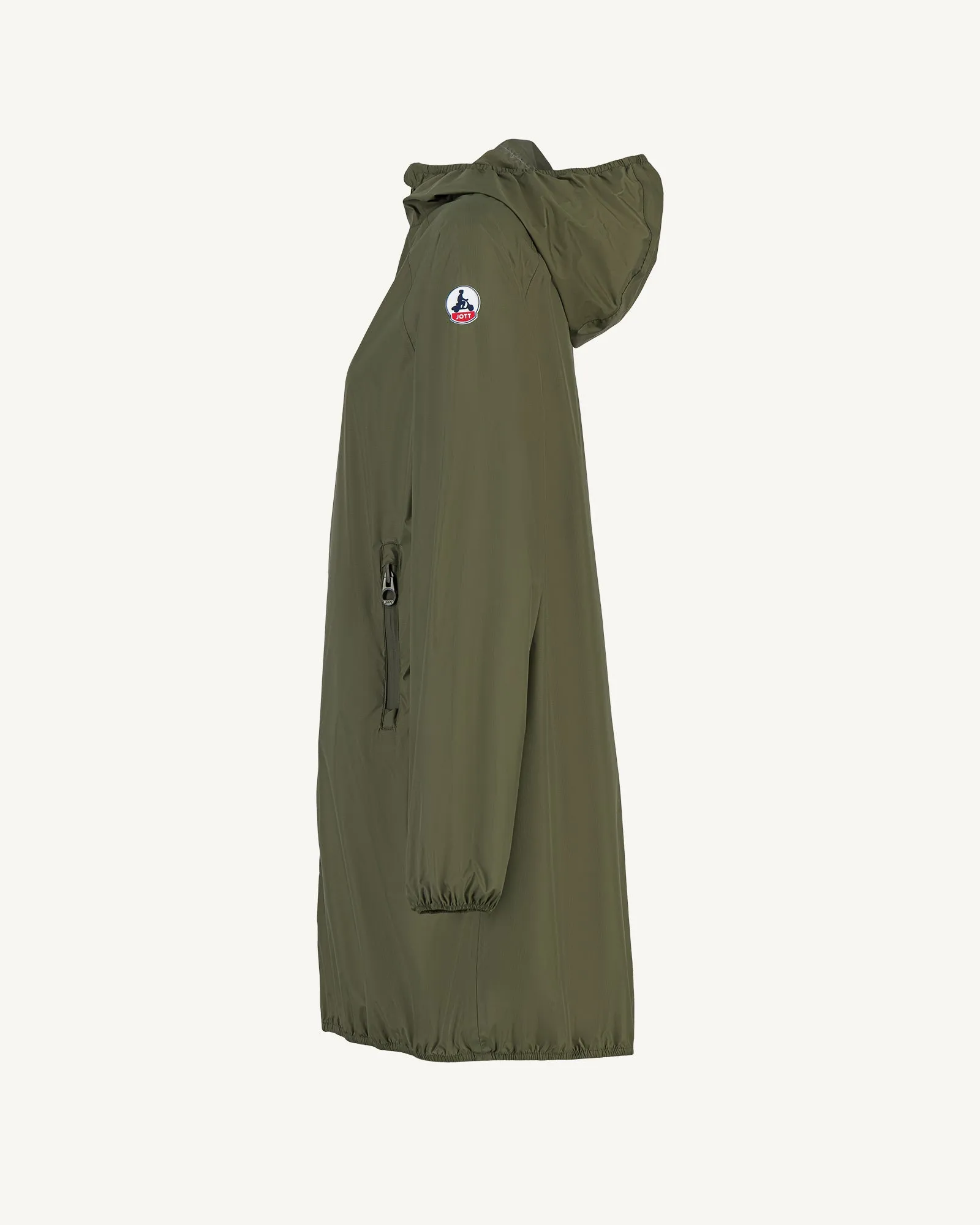 Imperméable long à capuche Army Glendale