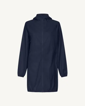 Imperméable long à capuche Marine Glendale