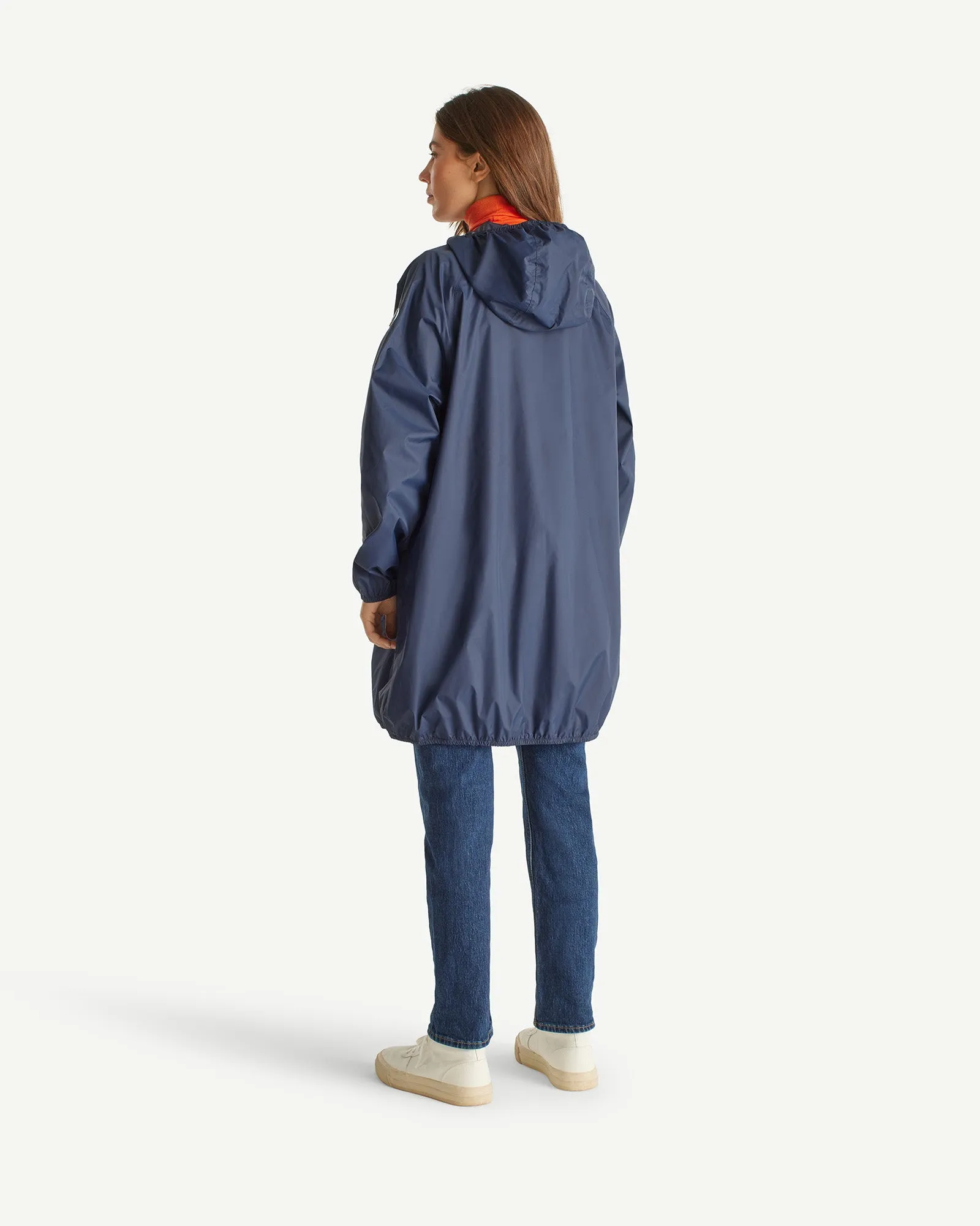 Imperméable long à capuche Marine Glendale