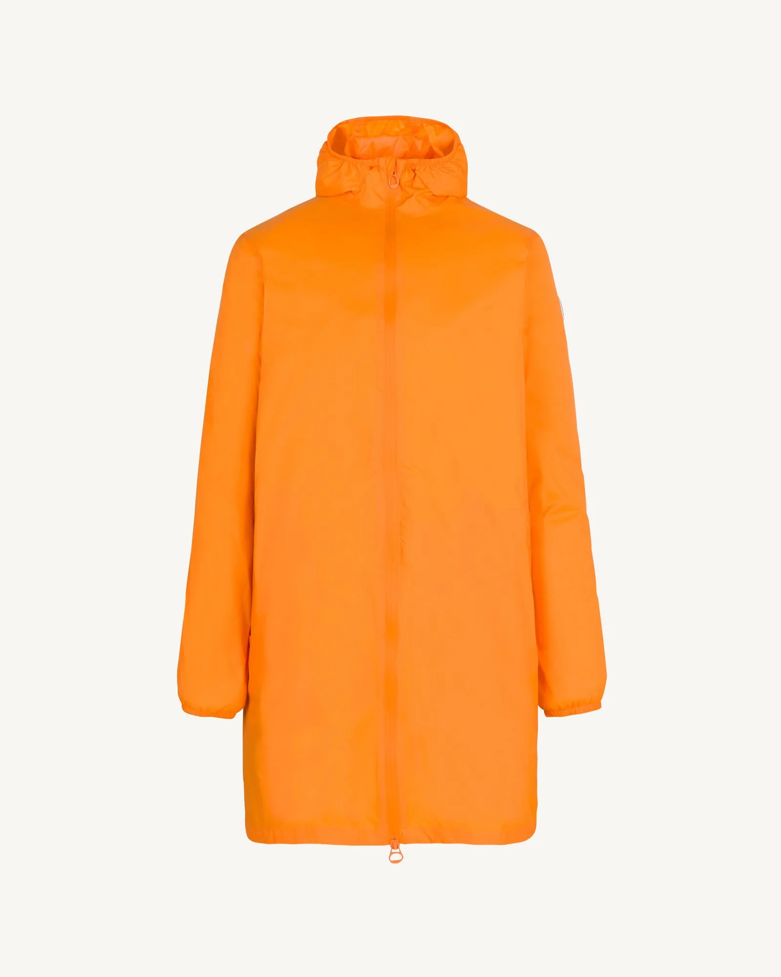 Imperméable long à capuche paquetable Tangerine Oban