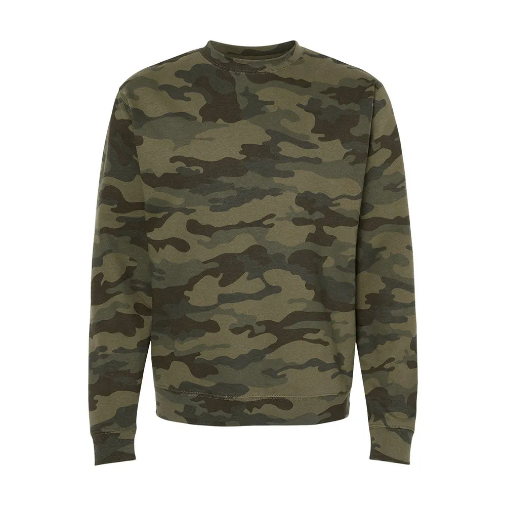 Indie Monogram Camo Crewneck Sweatshirt