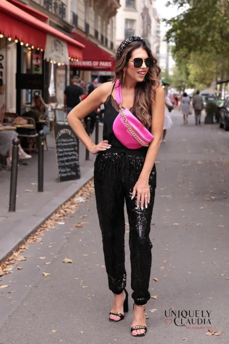 Irina Sequined Joggers