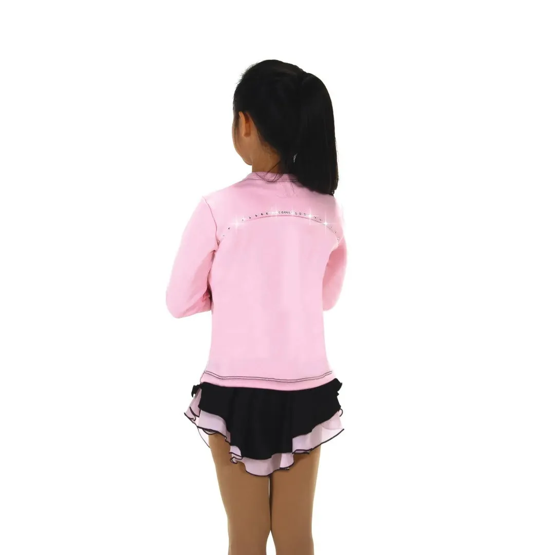 Jerry's Girl's S222 Fleece Sparkle Seam Figure Skating Jacket