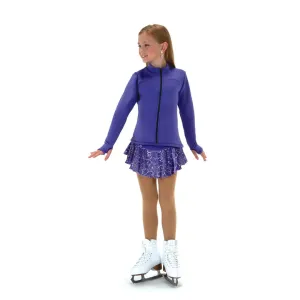 Jerry's Women's S222 Fleece Sparkle Seam Figure Skating Jacket