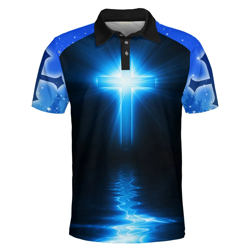 Jesus Is My God My King My Lord My Savior My Healer My Refuge Polo Shirt - Christian Shirts & Shorts