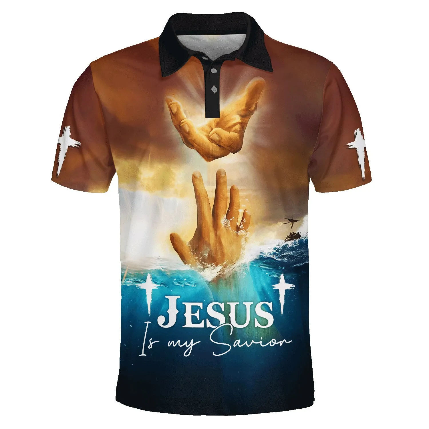 Jesus Is My Savior Polo Shirt - Christian Shirts & Shorts