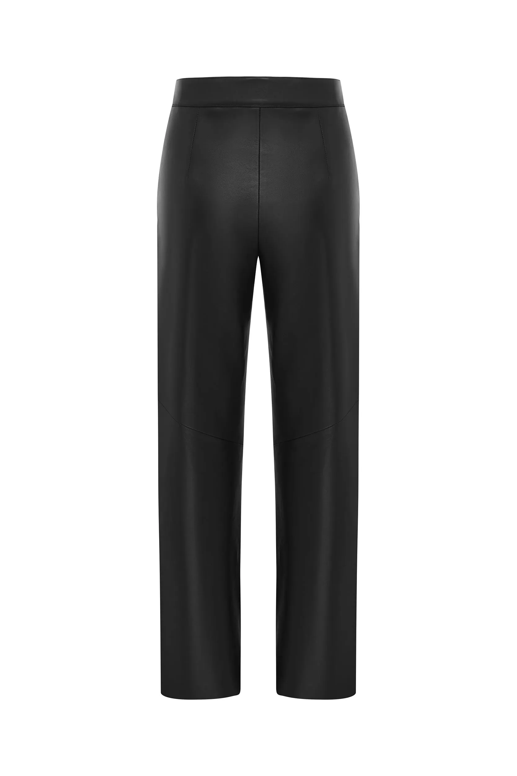 Jet Italian Leather Pant in Black