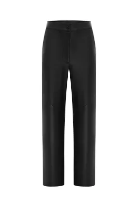 Jet Italian Leather Pant in Black