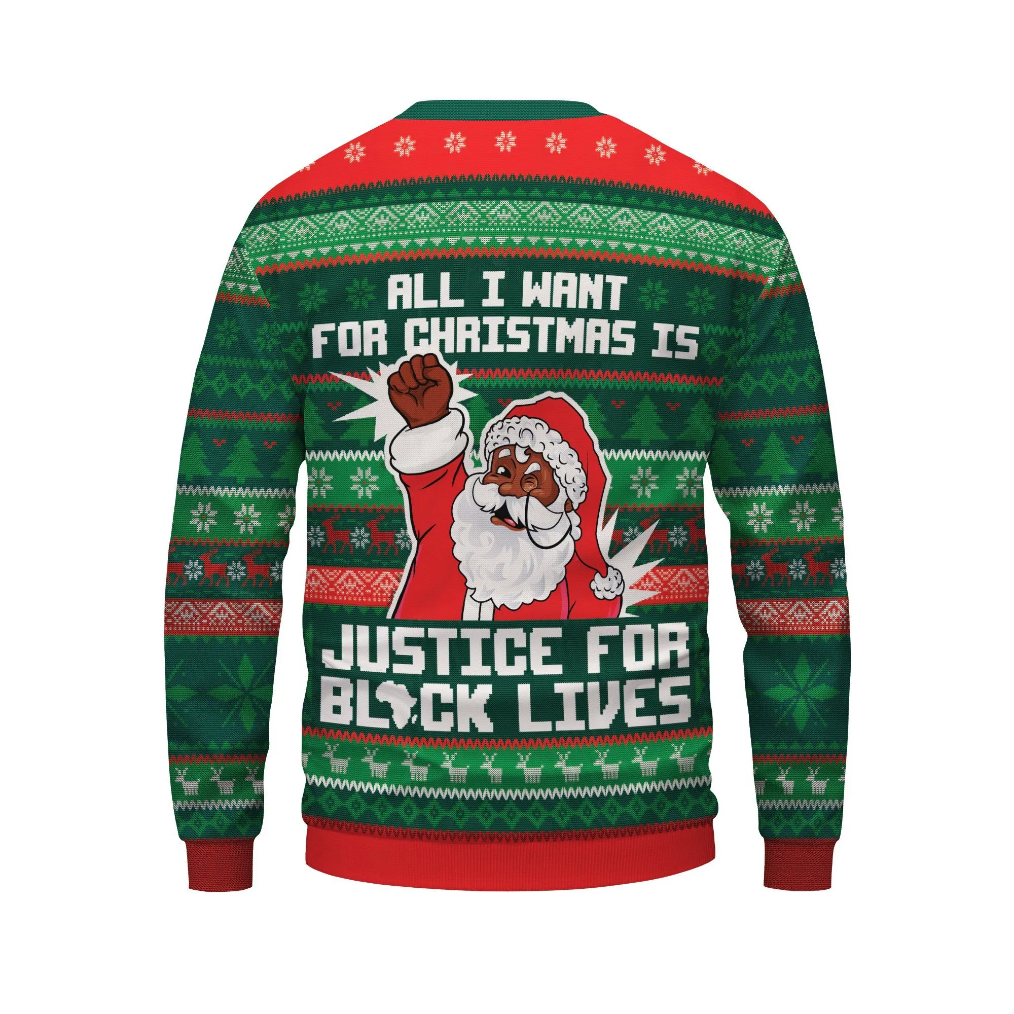 Justice for Black Lives Ugly Sweatshirt