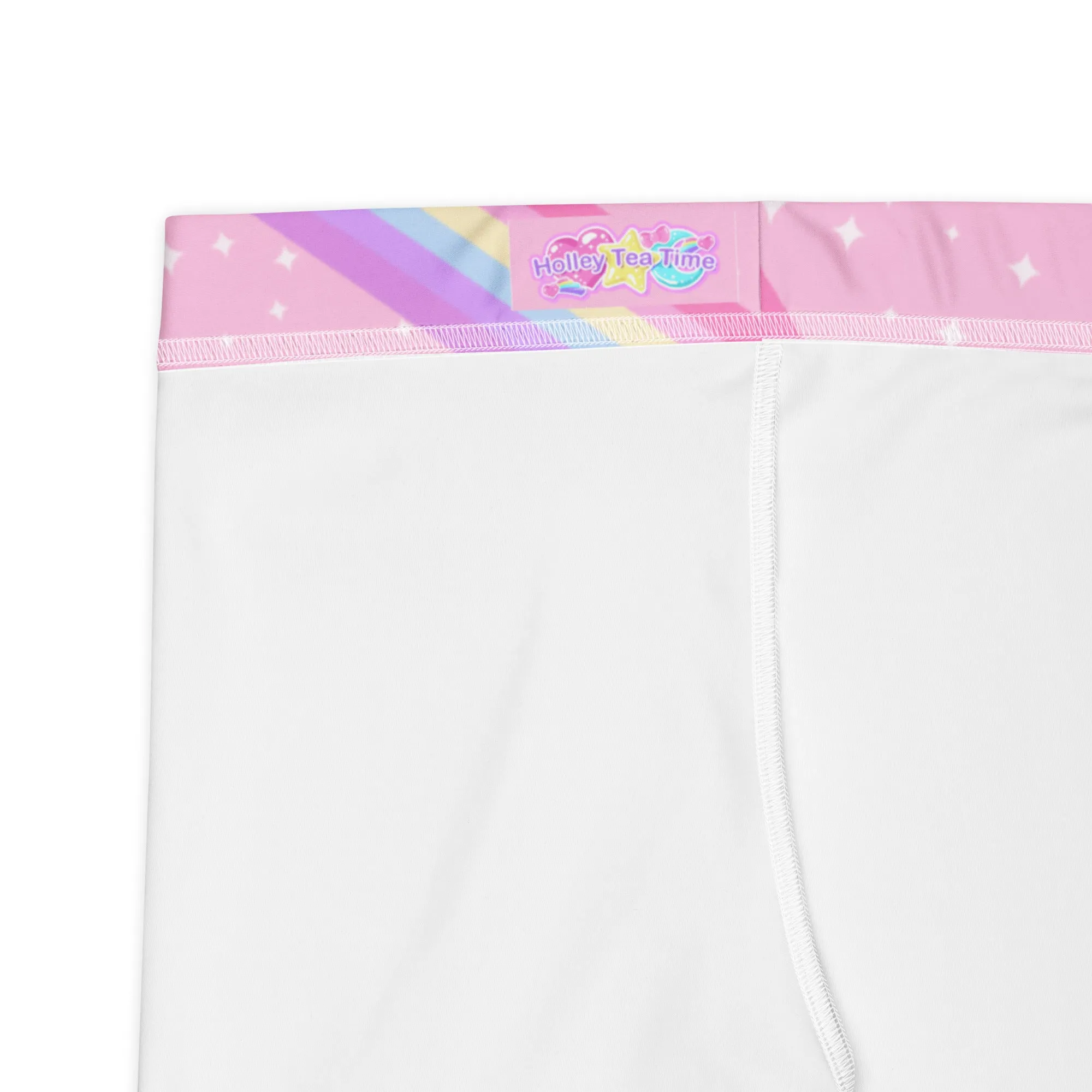 Kawaii Sparkle Cake Rainbow Beam Leggings