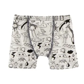 KicKee Pants Doodles Boys Boxer Brief