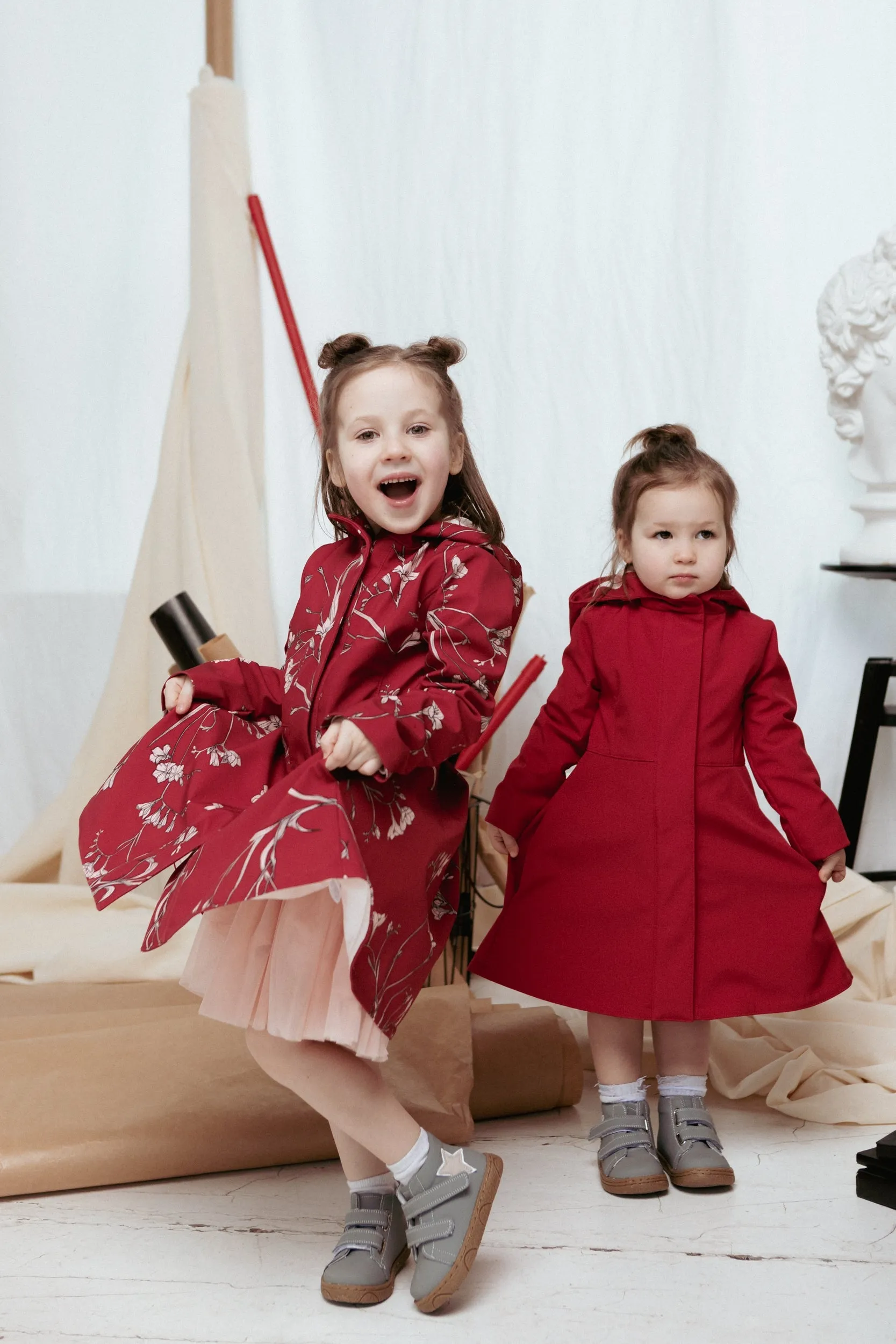 Kids' Freesia Rain Raincoat Red