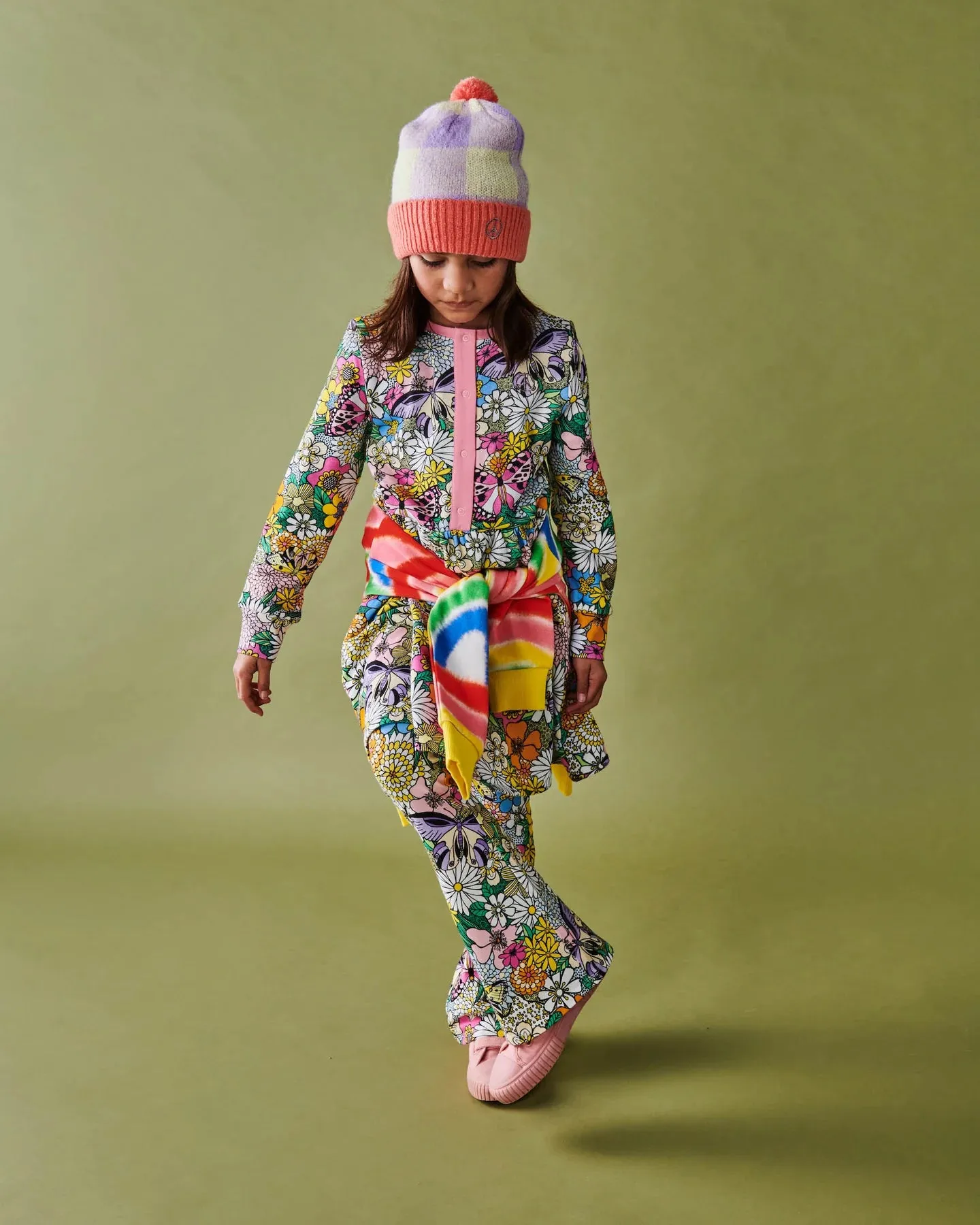 Kip & Co Bliss Floral Organic Cotton Winter Dress