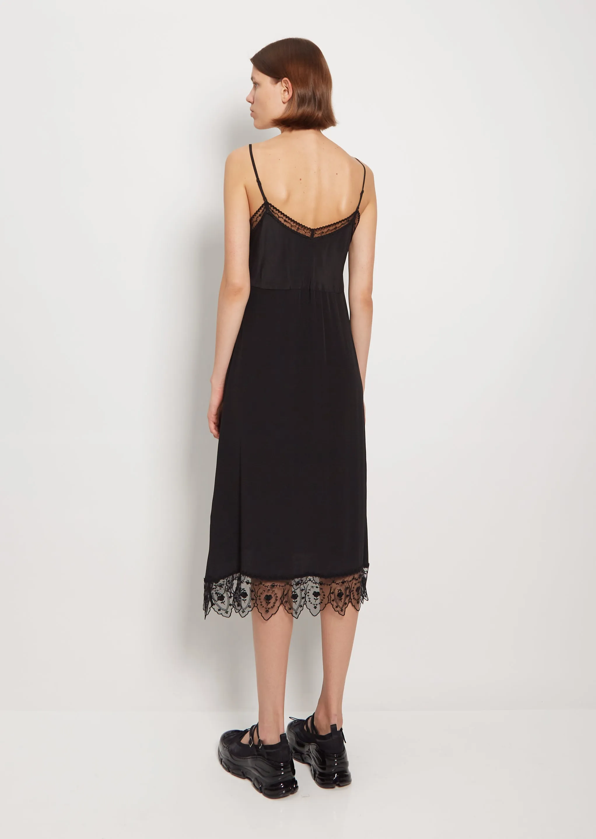 Lace Trim Slip Dress