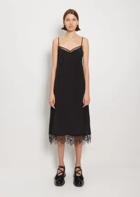 Lace Trim Slip Dress