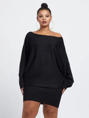 Larina Dolman Sleeve Sweater Dress