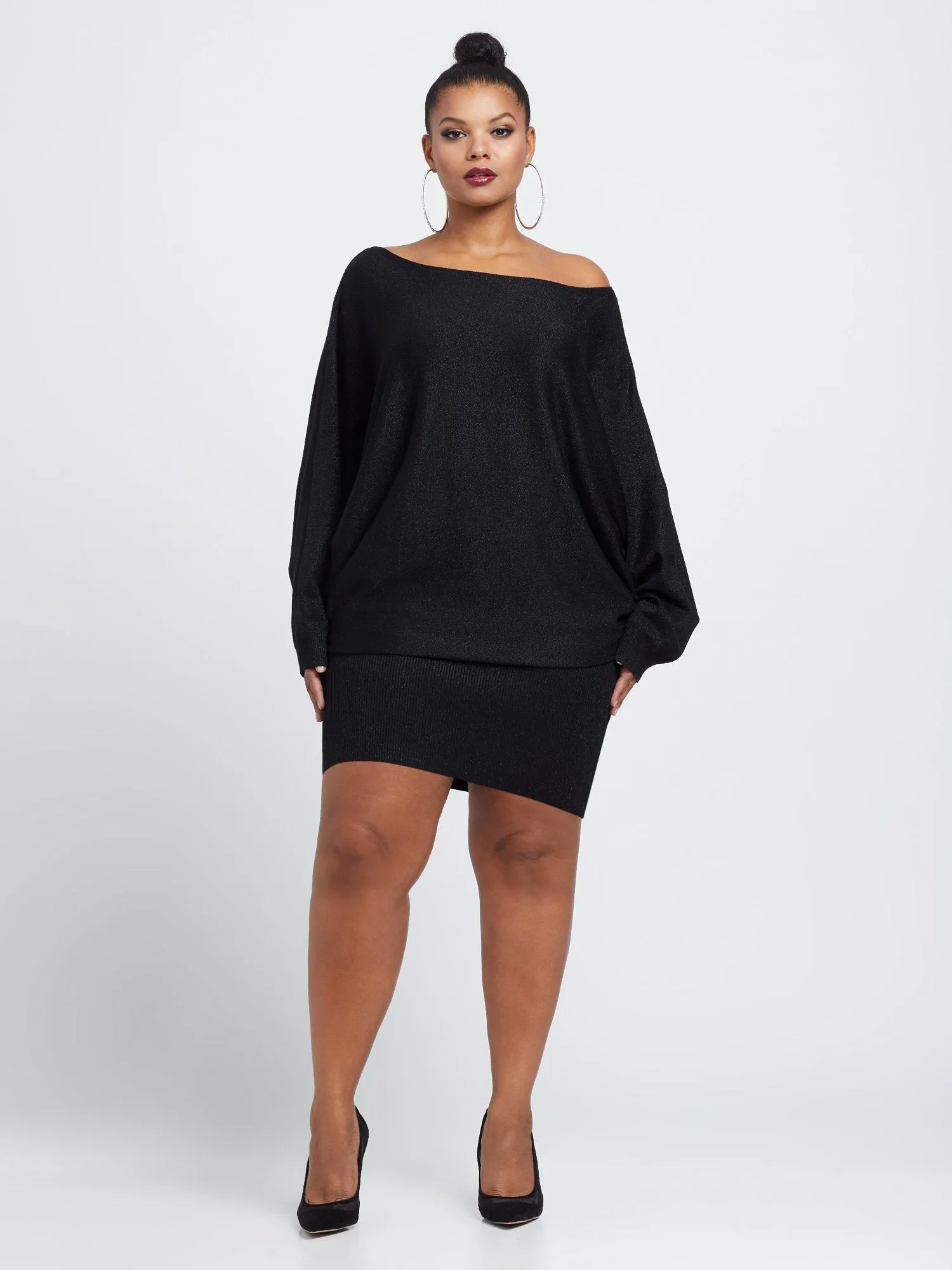 Larina Dolman Sleeve Sweater Dress