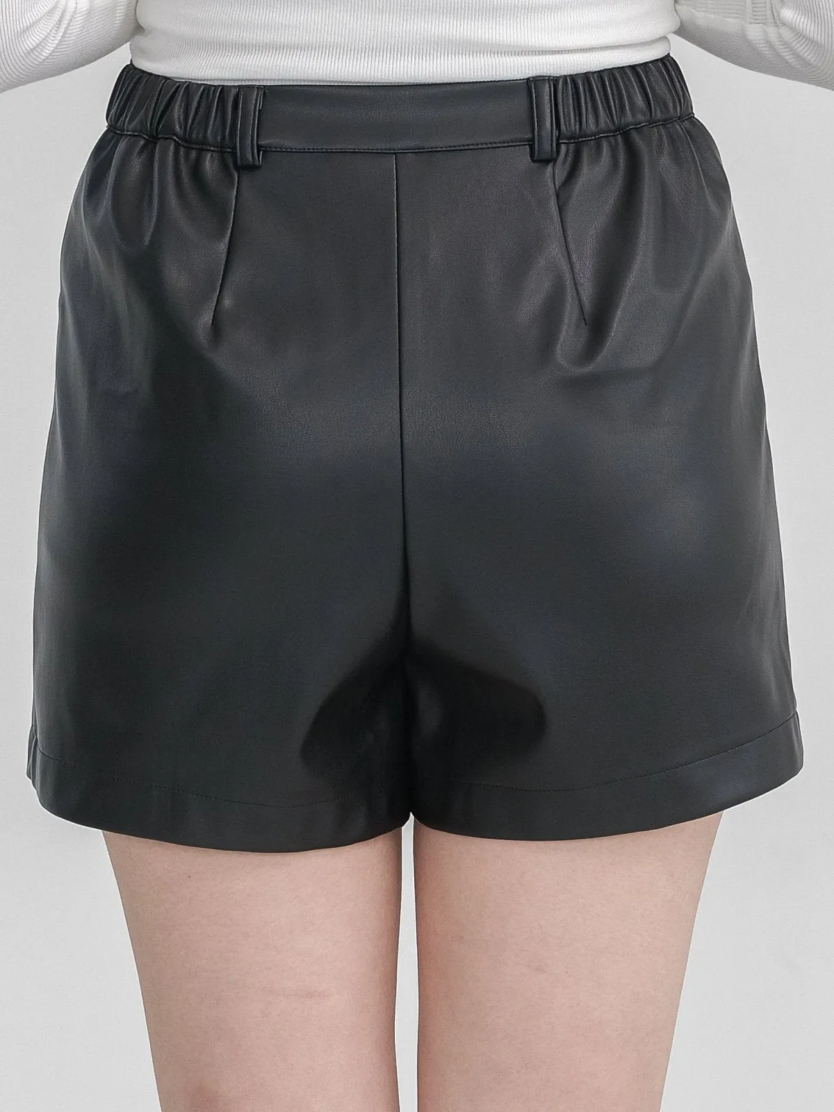 Leanna Leather Shorts