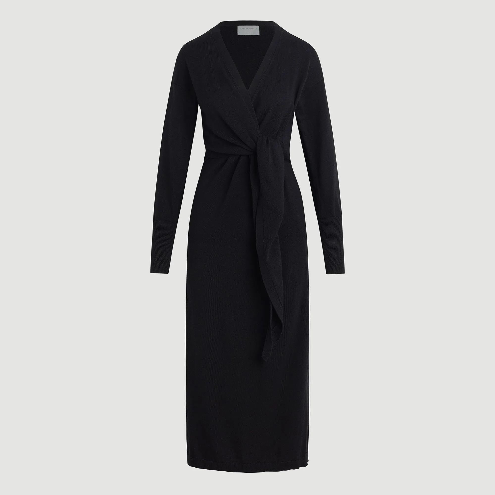 Linden Front-Wrap Sweater Dress (Petite)