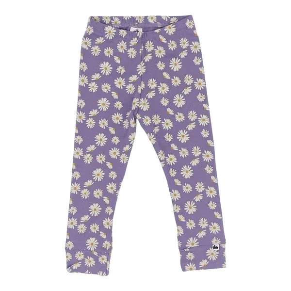 Little & Lively Purple Daisies Leggings (9-12, 12-18, 18-24)