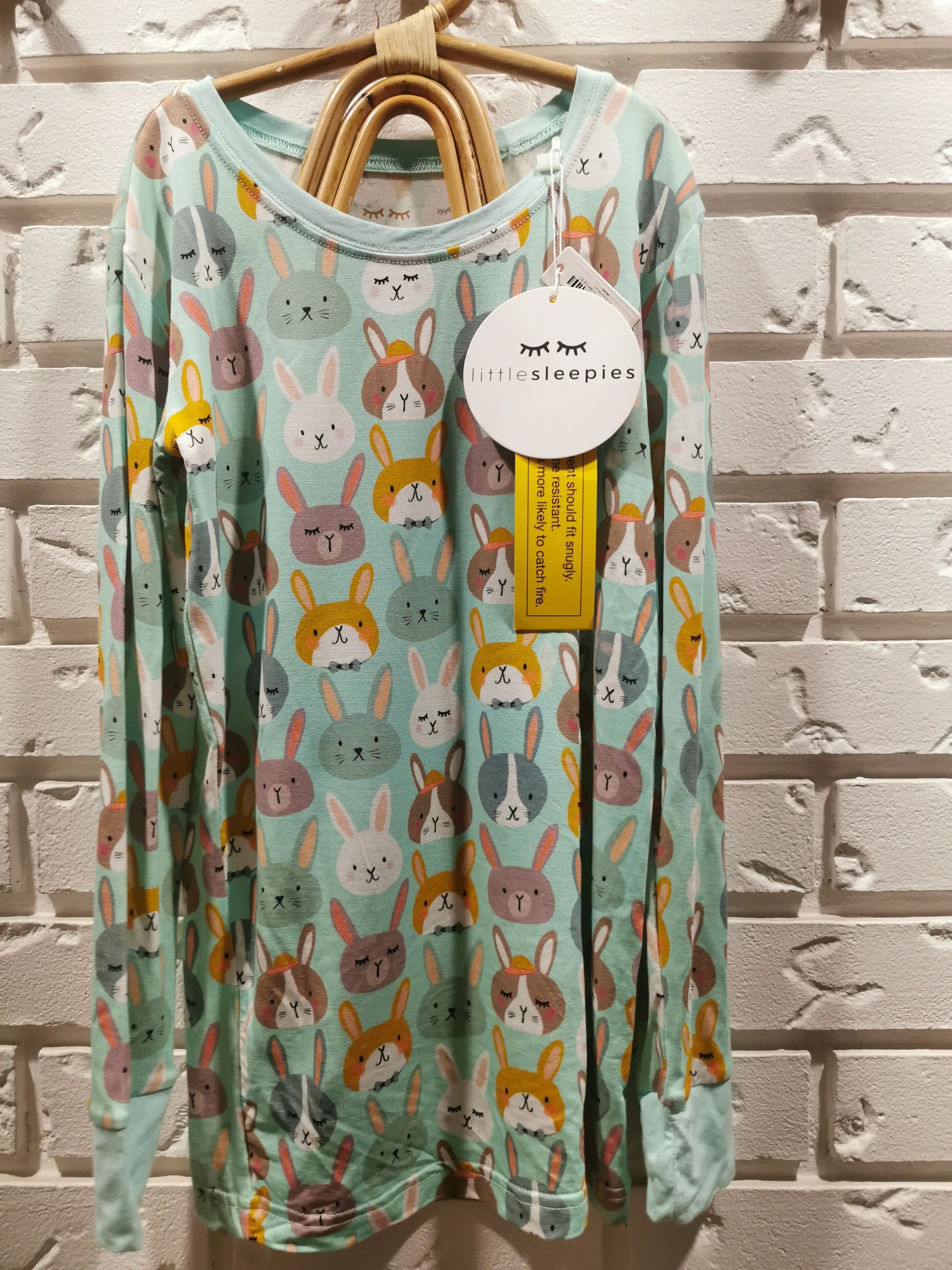 Little Sleepies 2 Piece Pajamas in Rad Rabbits (9/10)