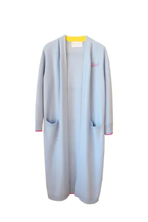 London Super Long Cardigan, Cloud