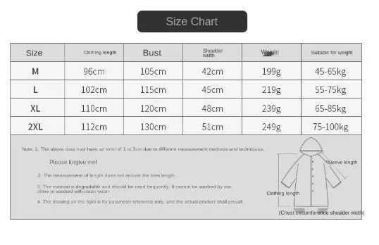 Long Raincoat Women Waterproof Windproof Hooded Light Hiking Men Rain Coat Ponchos Raincoat