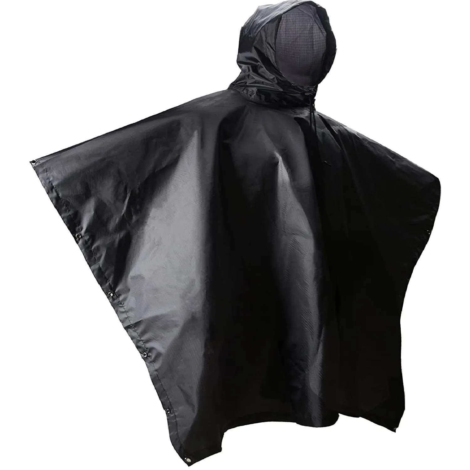 LOOGU Waterproof Hooded Military Camouflage Rain Poncho