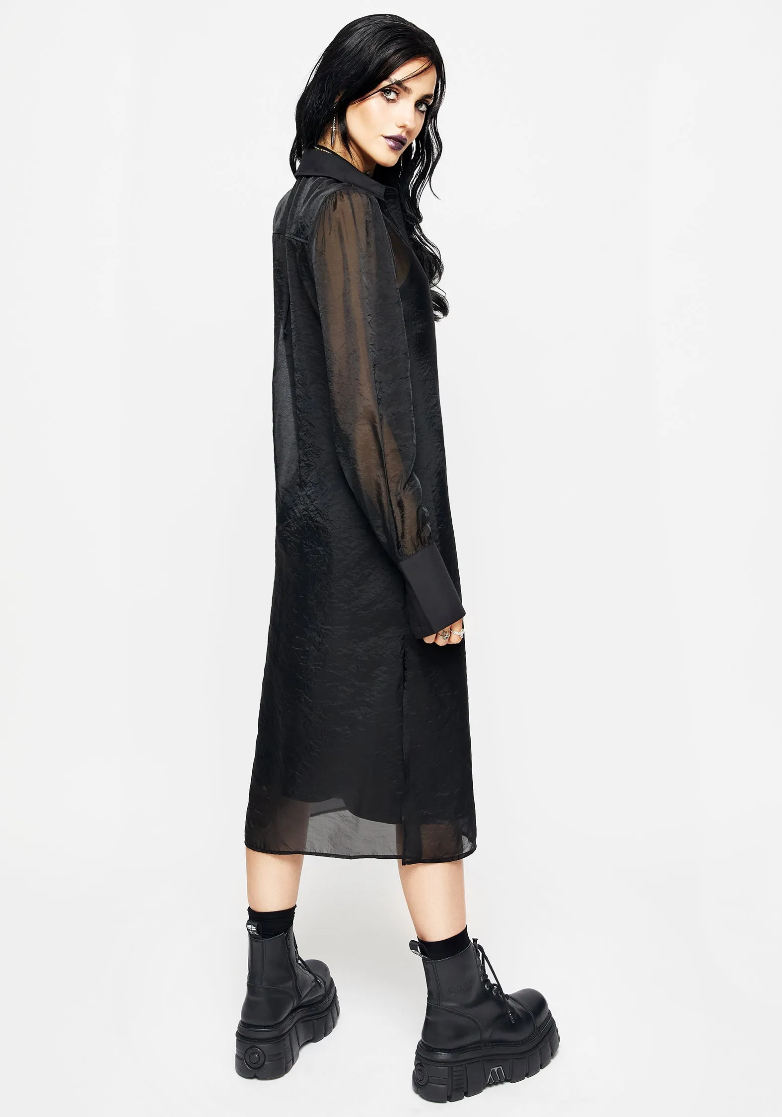 Loveless Midi Shirt Dress