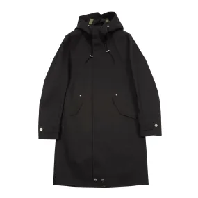 Mackintosh Granish Bonded Cotton Hooded Parka in Black