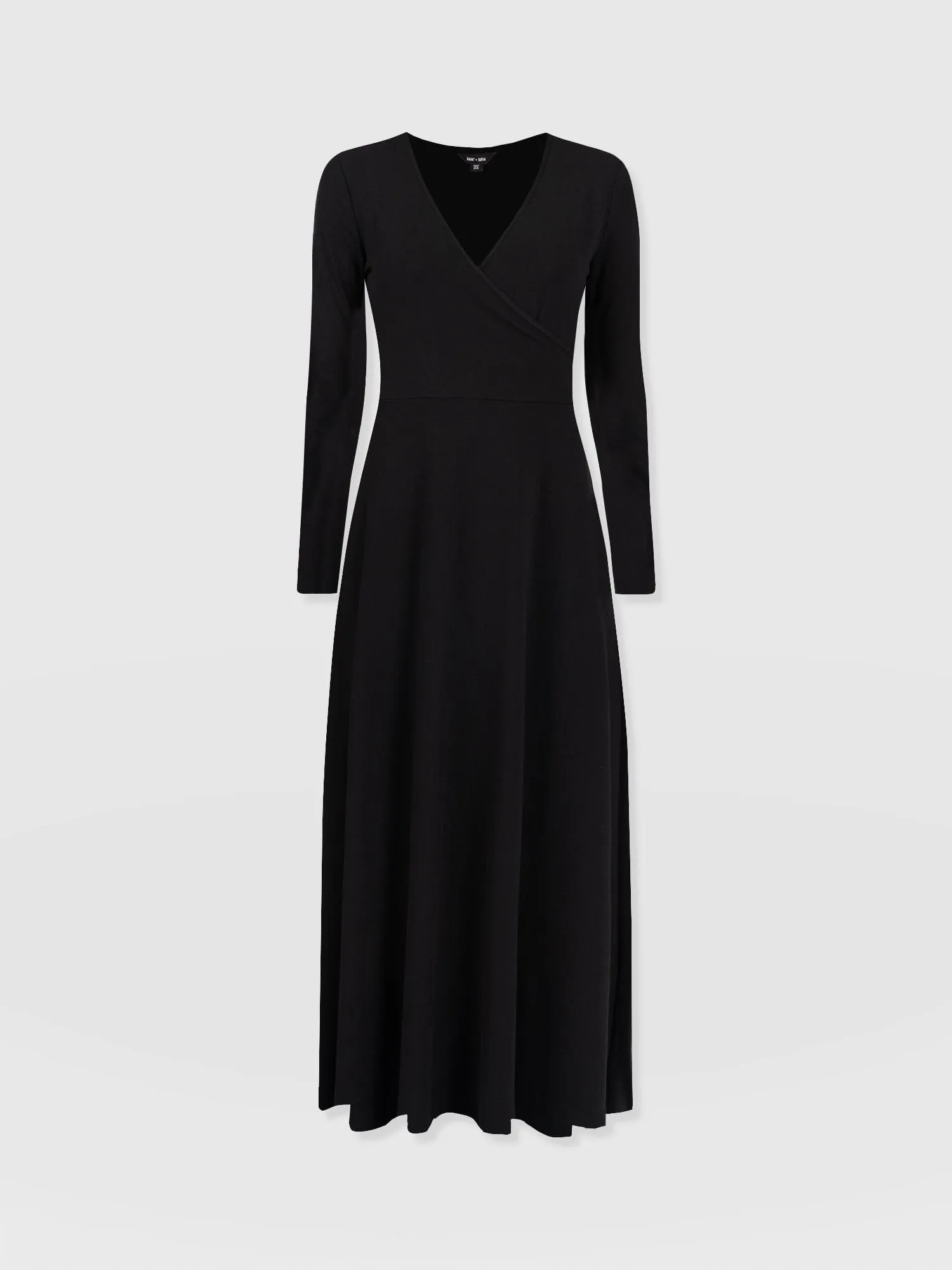 Maggie Wrap Dress - Black