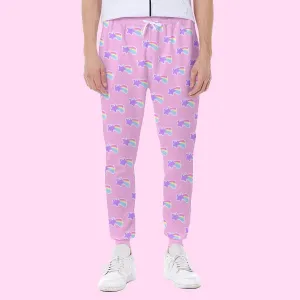 Magical Shooting Star Men's Sweatpants - Pink