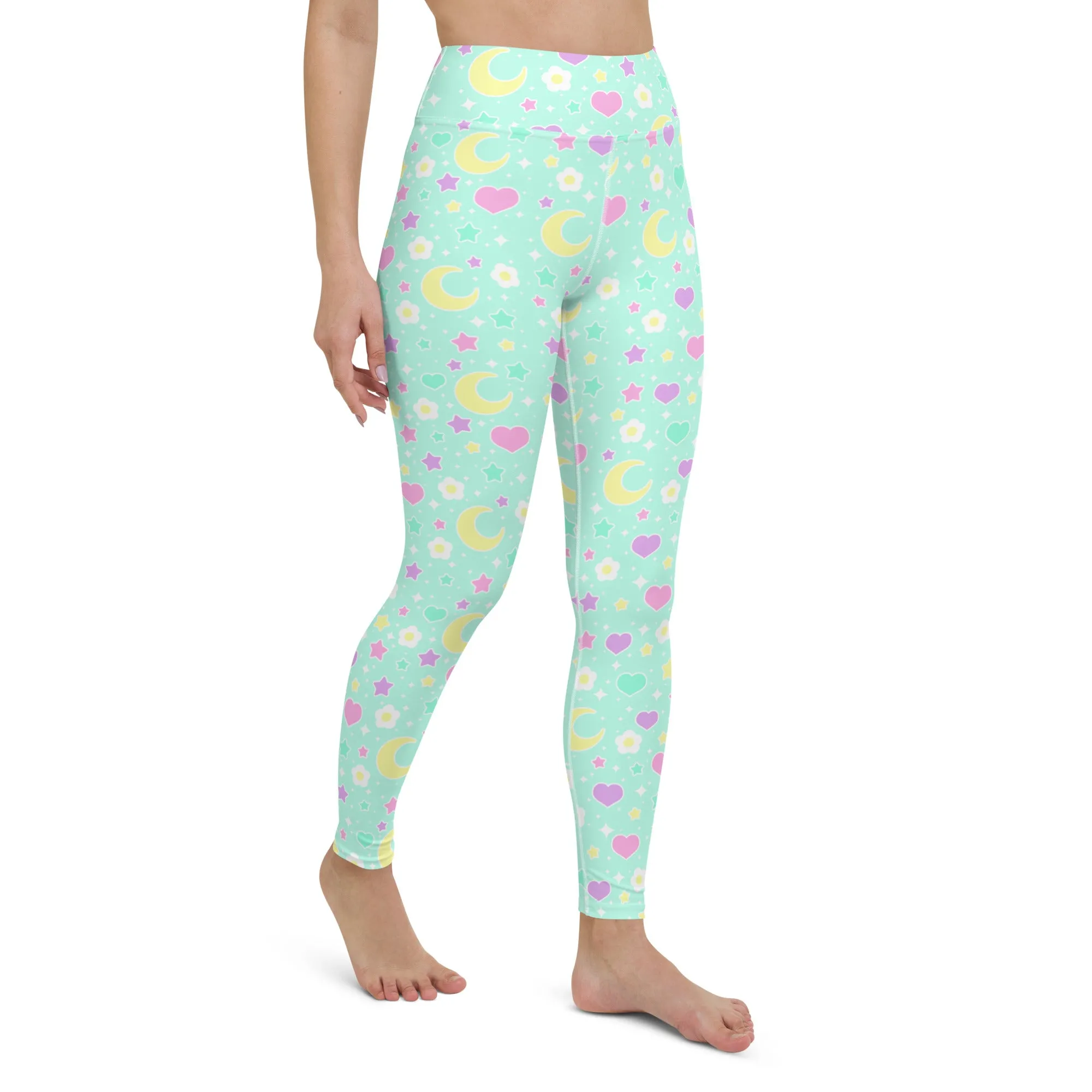 Magical Spring Mint Yoga Leggings