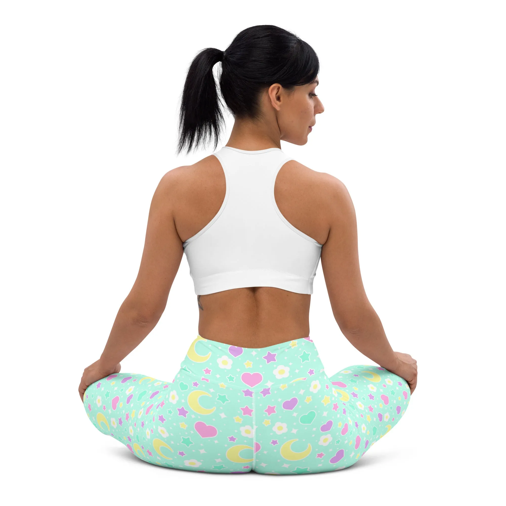 Magical Spring Mint Yoga Leggings