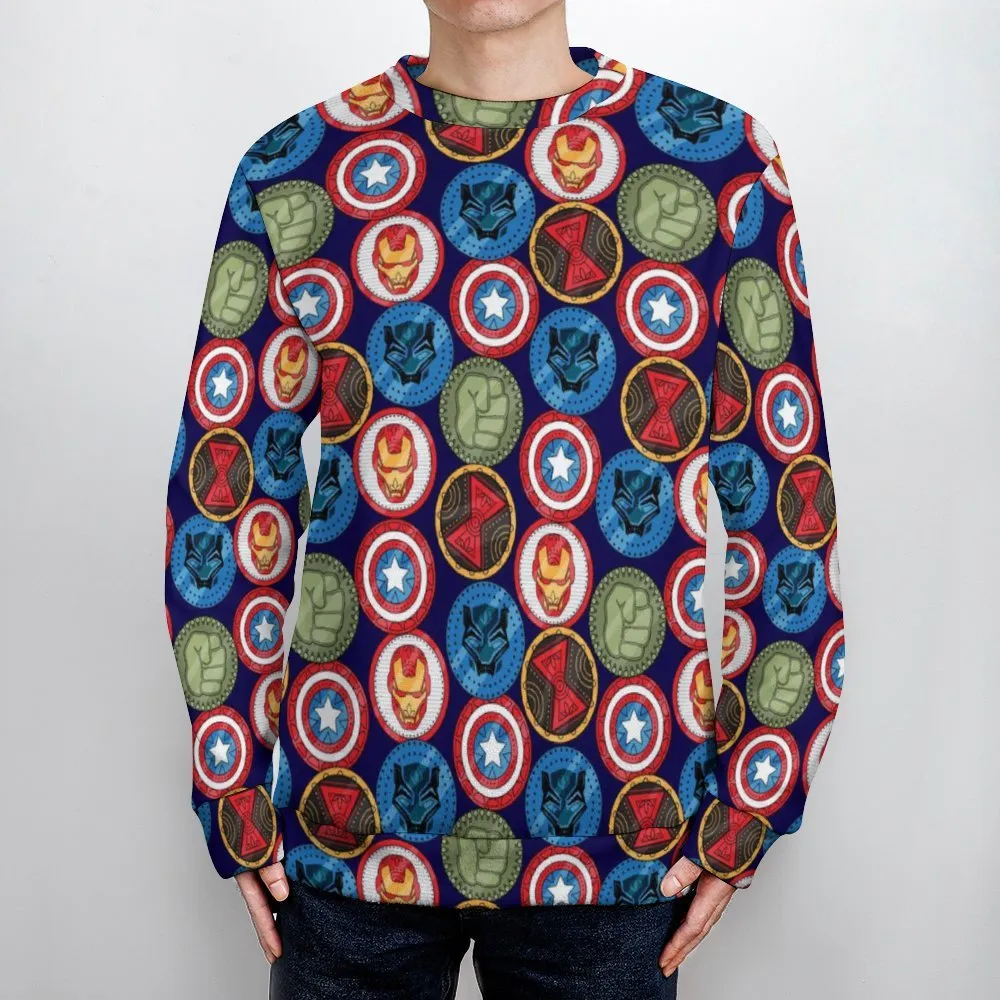 Marvel Shields Unisex Crewneck Sweater