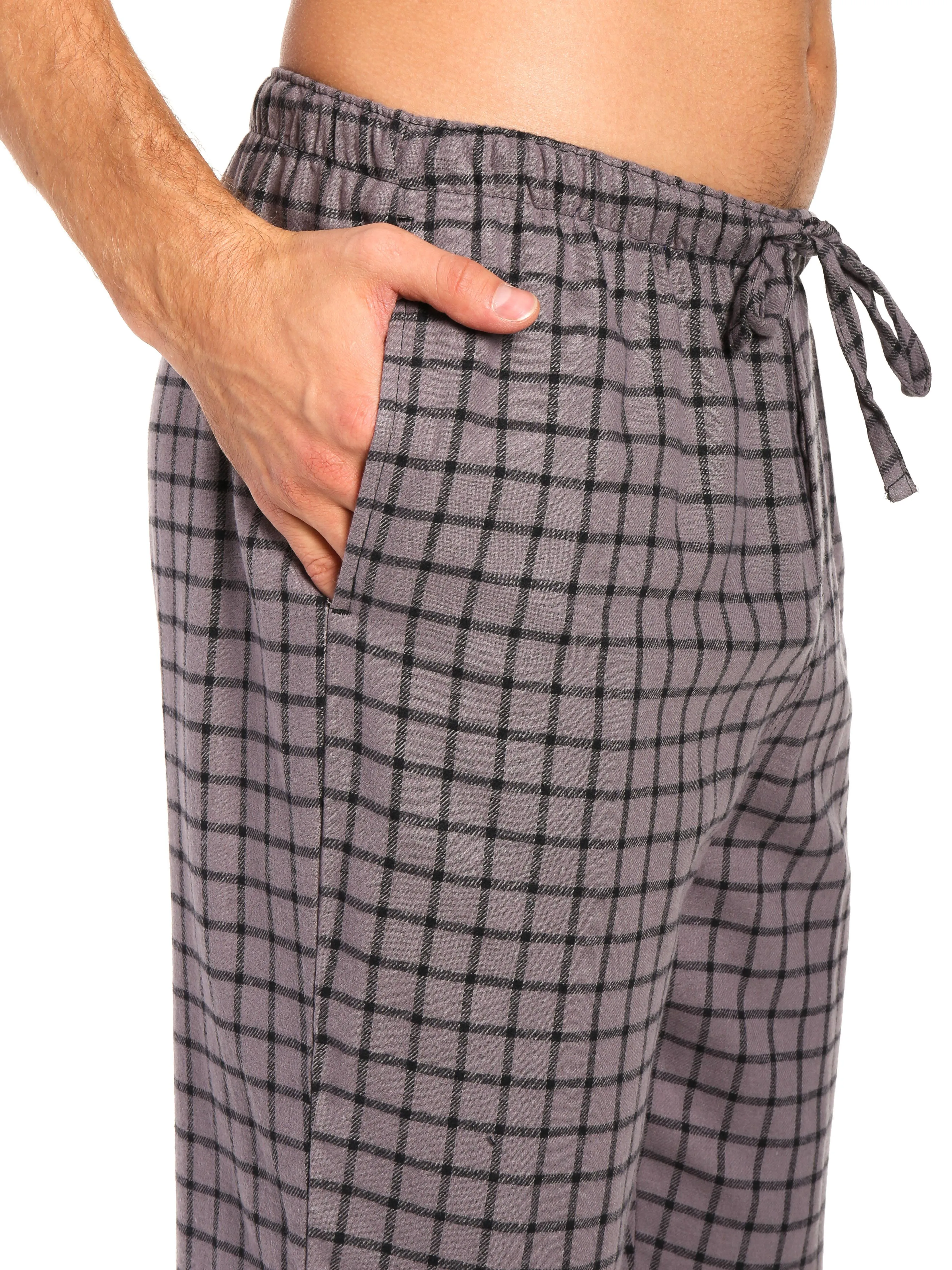 Men's 100% Cotton Flannel Lounge Pants