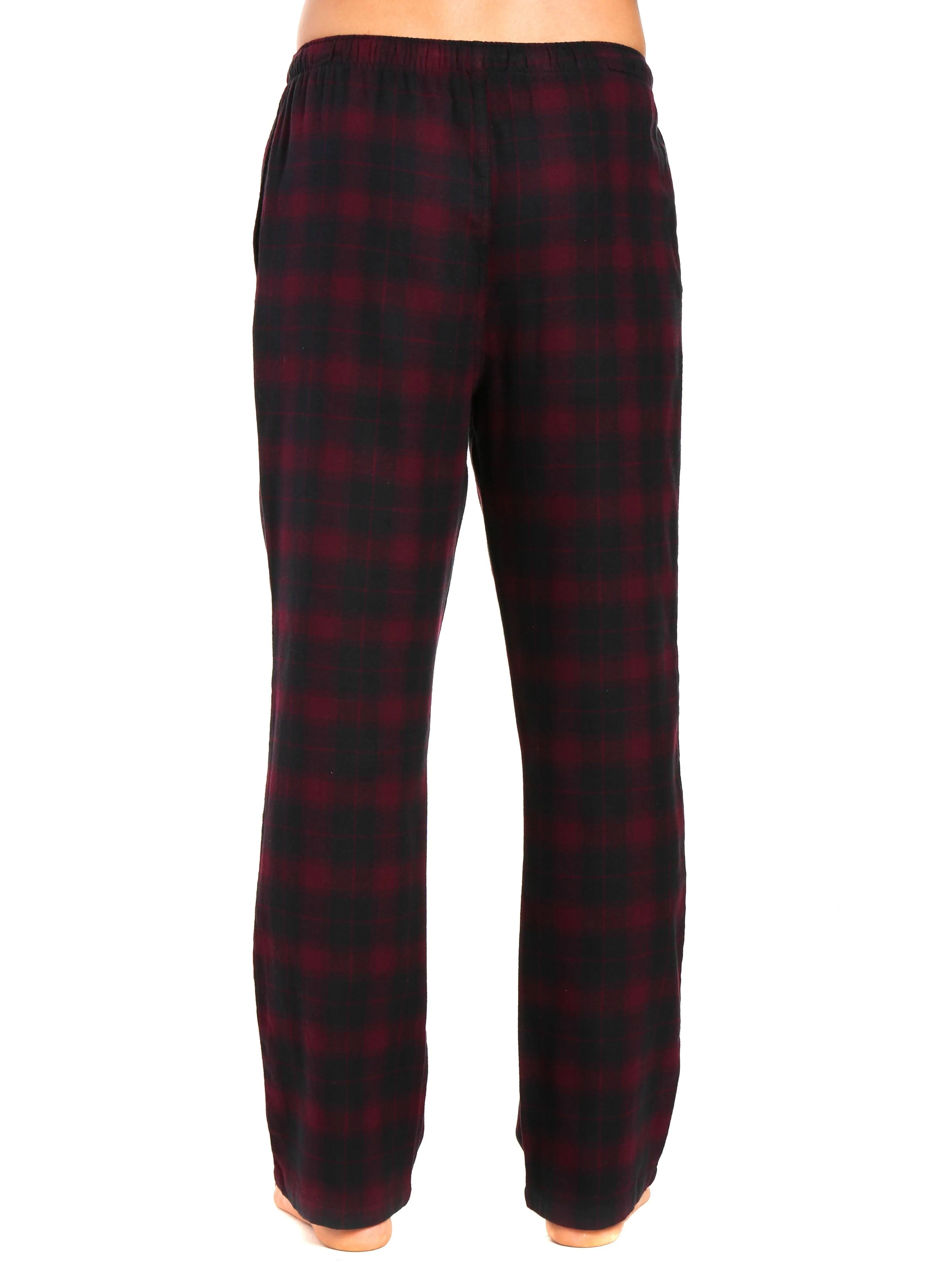 Men's 100% Cotton Flannel Lounge Pants